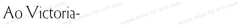 Ao Victoria字体转换